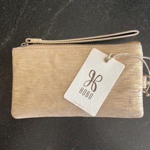 Brand New Hobo Bags Golden Taupe Wristlet